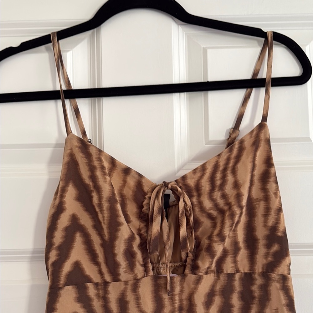 Wild Fable Brown High Low Dress - Picture 2 of 5